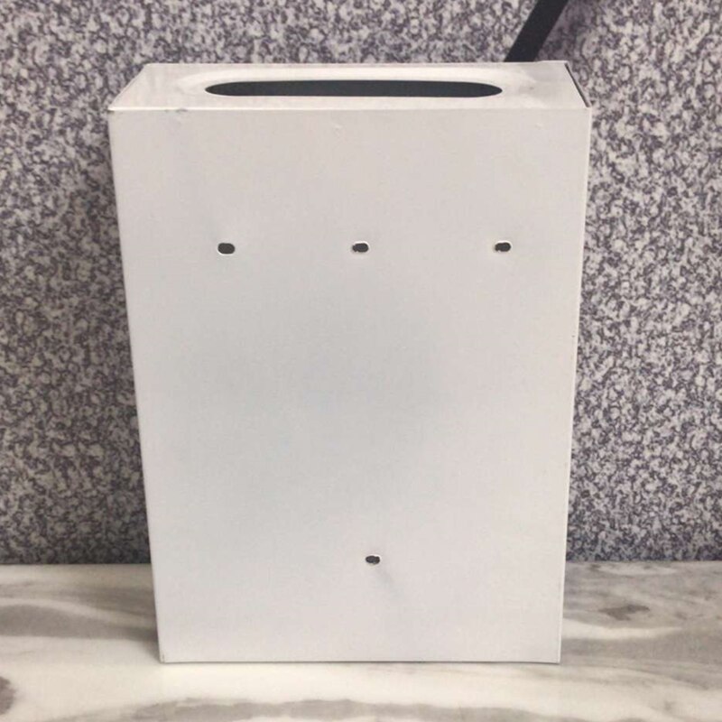 Outdoor Lockable Metal Mailboxes Wall Mounted Mail Box Bucket Post Letter Box with Key Home Garden Decoration Garden Supplies