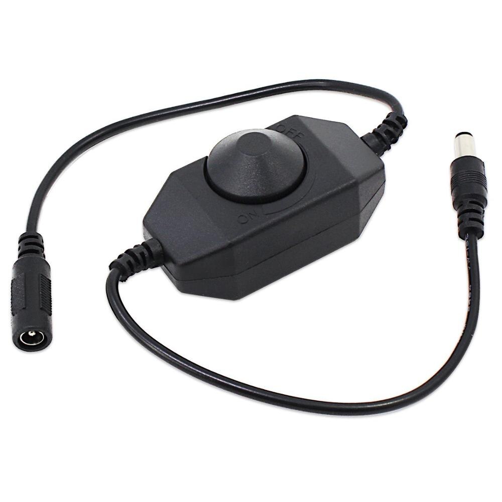LED Dimmer Switch DC 12V 24V 6A Adjustable Brightness Lamp Bulb Strip Driver Single Color Light Power Supply Controller
