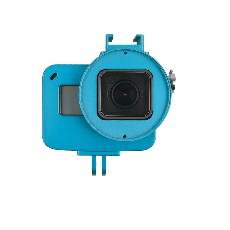 Carcasa de marco de aluminio para GoPro HERO 7/ 6/5 Carcasa protectora dura: Blue
