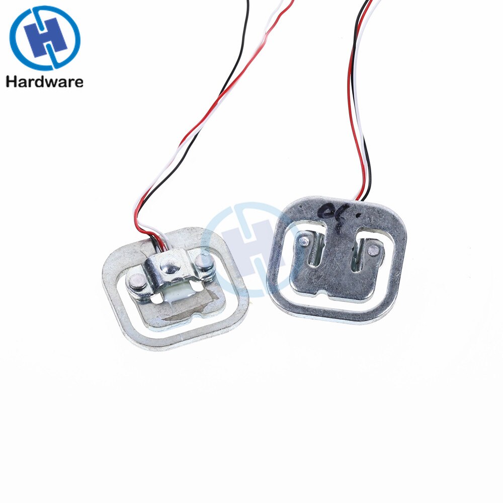 4pcs 50kg Body Load Cell Weighing Sensor Resistance Strain Half-bridge Sensors 34x34mm