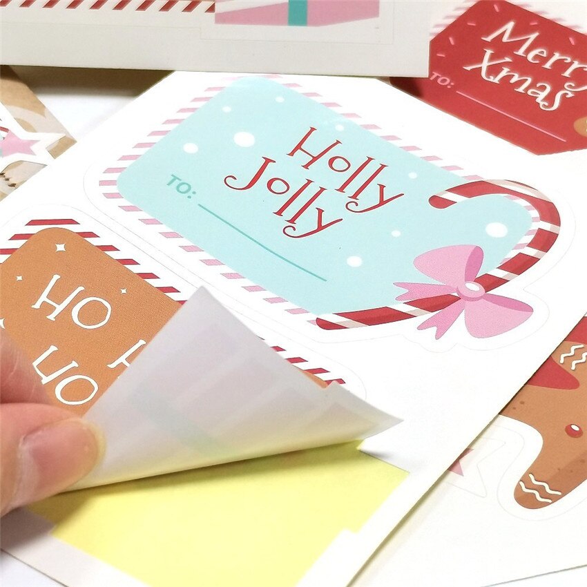 20/40 st god jul klistermärken sigill etiketter söta namnskyltar för julkort förpackning kuvertlåda jul dekorativ klistermärke