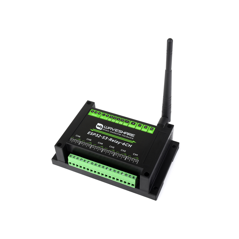 ESP32-S3 Relais Industrie 6-Kanal IOT WiFi Bluetooth RS485 Onboard Pico Hut-Schnittstellen Integrierte Schutzschaltungen