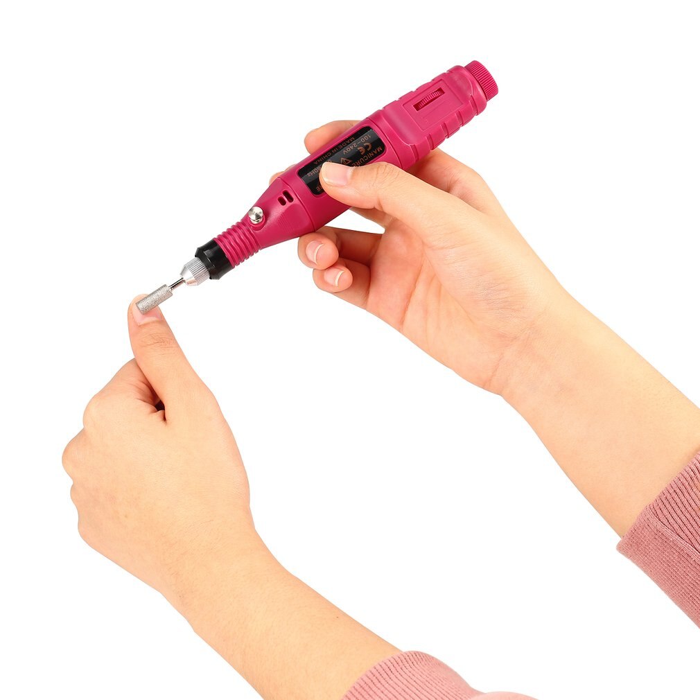 Elektriska nagelborrmaskin nagelslip manikyr pedikyr bestanden gereedschap kit gel remover nagel polijsten snijders kit