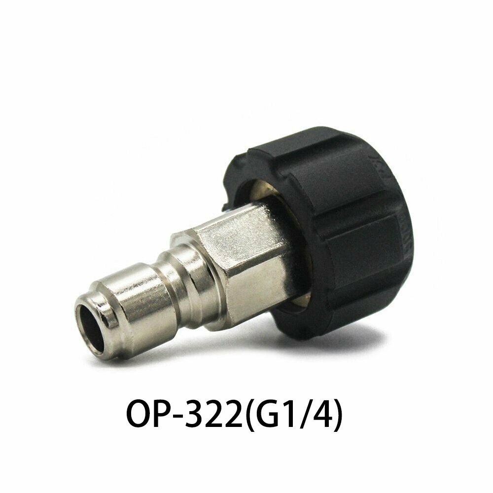 Female M22 G1/4 Male Connector Quick Release For Pressure Washer Equipment: OP 322 G1 4