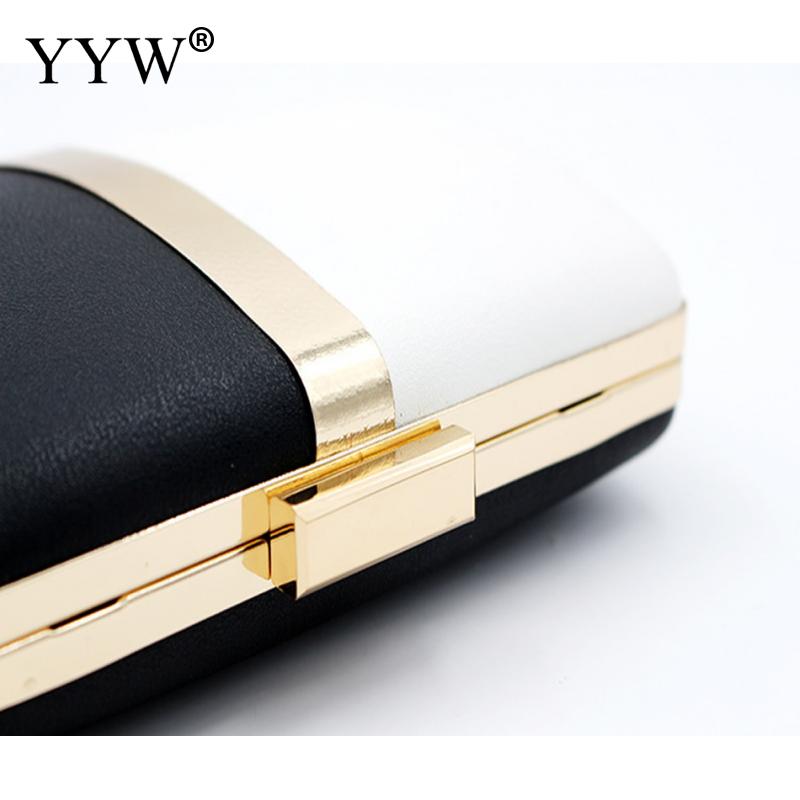 Small Black And White Wedding Clutch For Women Evening Bag Crossbody Bag Wedding Bridal Purse Cocktail Party Prom Pochette Femme