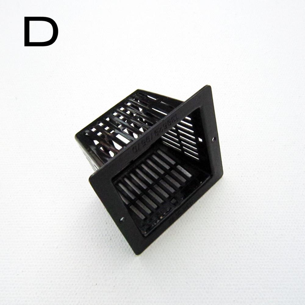 Maceta de malla negra de 10 uds, cesta de vaso con malla hidropónica aeropónica, planta de sistema de cultivo de semillas de clonación de vegetales verdes orgánicos, germinación: 10pcs black D