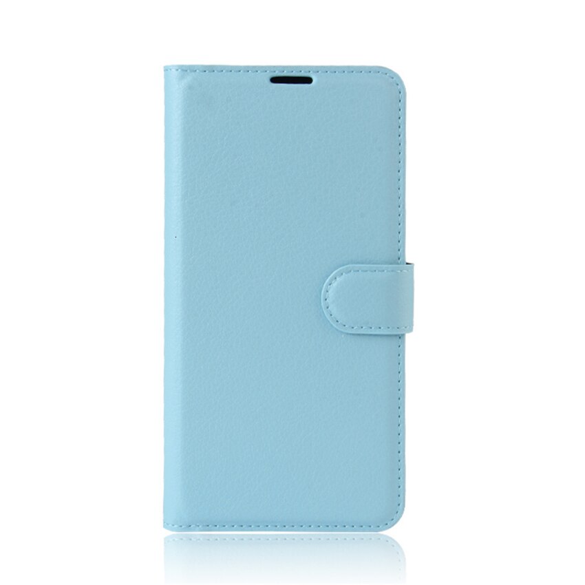 Coque en cuir à rabat de pour Xiaomi mi max 2, étui Style livre avec support: Sky Blue