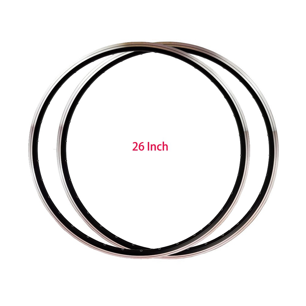Pasak-llanta de bicicleta de montaña, llanta con freno en V, 32h, válvula Schrader de doble capa AL6061, 29, 27,5, 26 pulgadas, CNC Edge, freno de zapata: 26 inch
