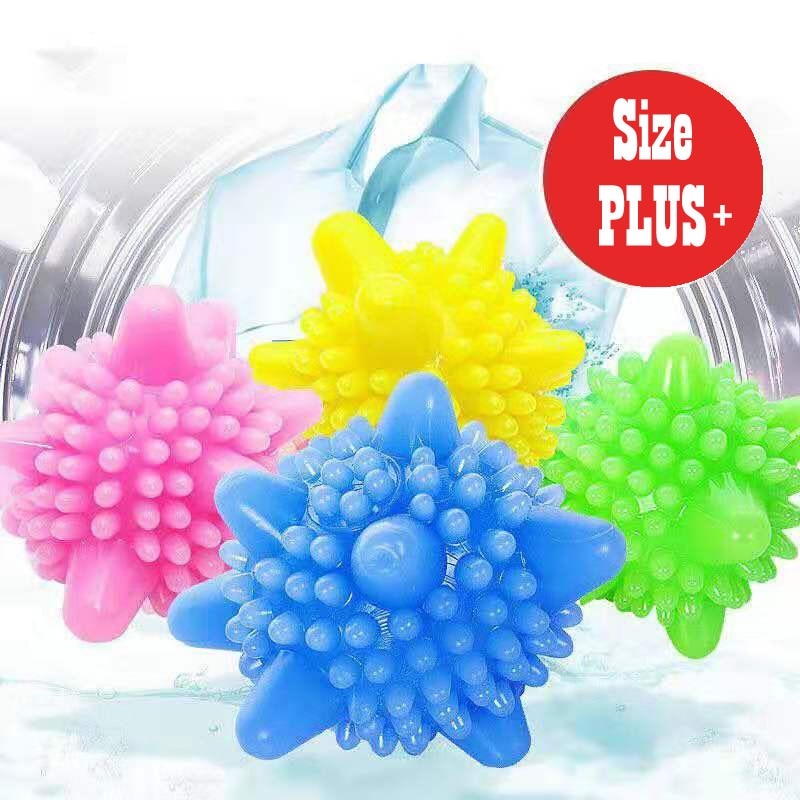 Anti-winding Solid Laundry Balls Large Reusable Rubber Washing Ball Strong Decontamination Cleaning Products Clothes Protection