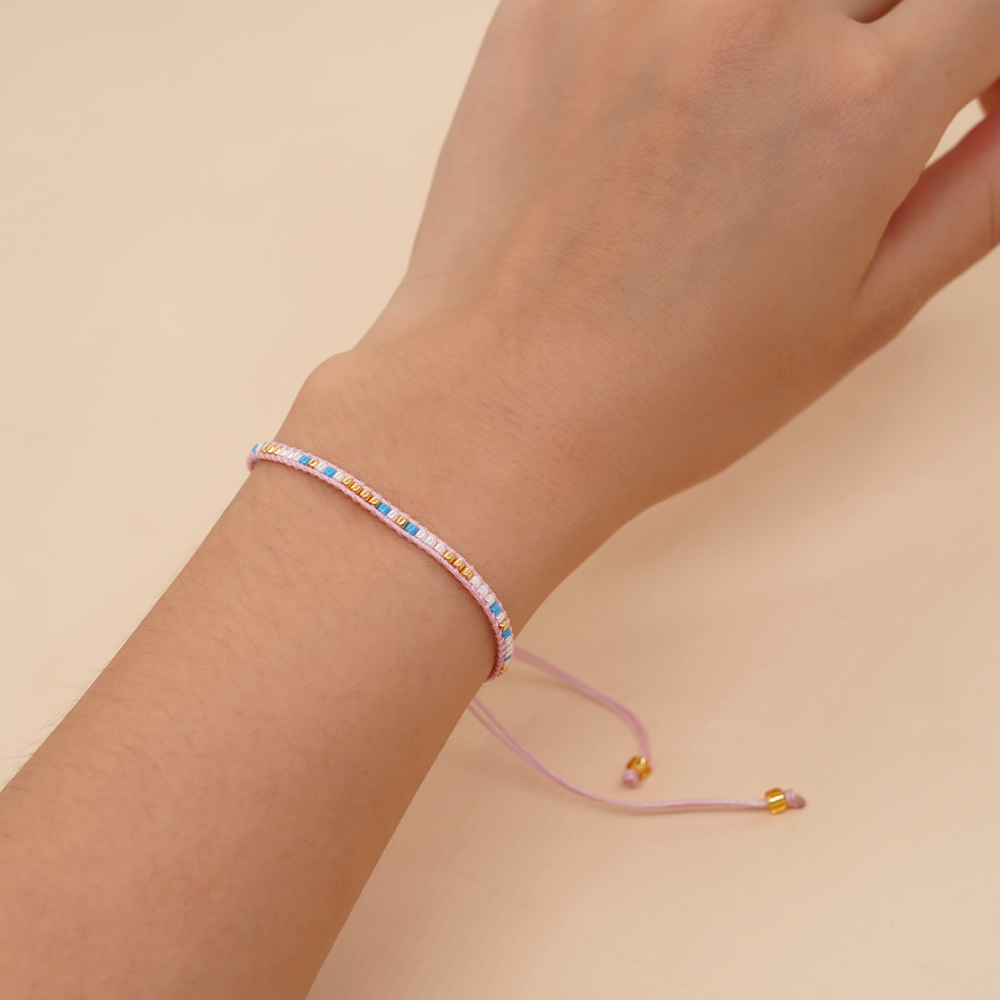 Vrouwen Miyuki Zaad Kralen Armband Boho Sieraden Handgemaakte Touw Ketting Bedelarmbanden Voor Tiener Meisje Vriendschap Pulsera