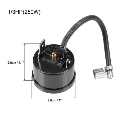 Protector Térmico de sobrecarga para refrigerador, reemplazo de compresor de 250W, 1/3HP, 2 uds.