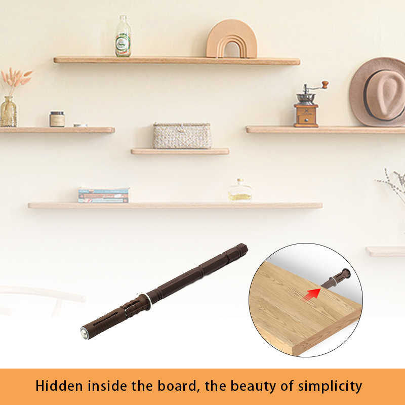 Wall Shelf Suspension Bracket Hidden floating shelf brackets Wooden Invisible Mounting Adjustable Support Hardware Bracket