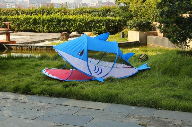 [Tml] Indoor Game Room Dier Haai Kinderen Tent Kids Playhouse Princess Kasteel Speelhuis Reizen Tent Strand Tent outdoor Speelgoed