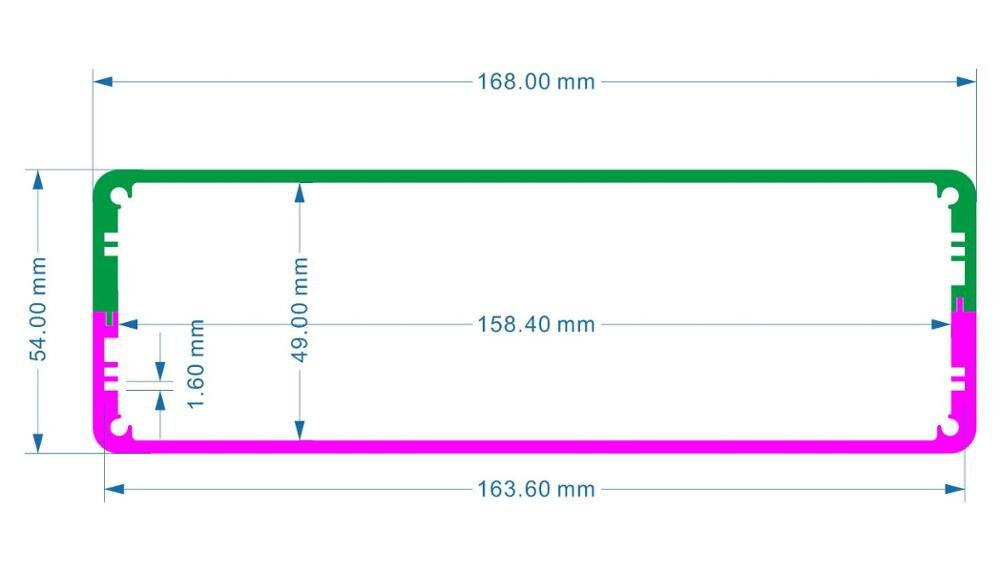 TIANCOOLKEI WH1706D audio decoder aluminum case has been holed USB fiber coaxial For DIY DAC Amplifier Chassis