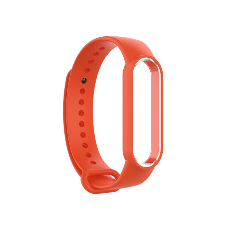 Cinturino di ricambio Per Mi Band 5 Cinturino In Silicone Lucido Del Chiodo Fibbia di Ricambio Cinturino Da Polso Spot 16 Colori Per Xiaomi Braccialetto 5: 03 As show