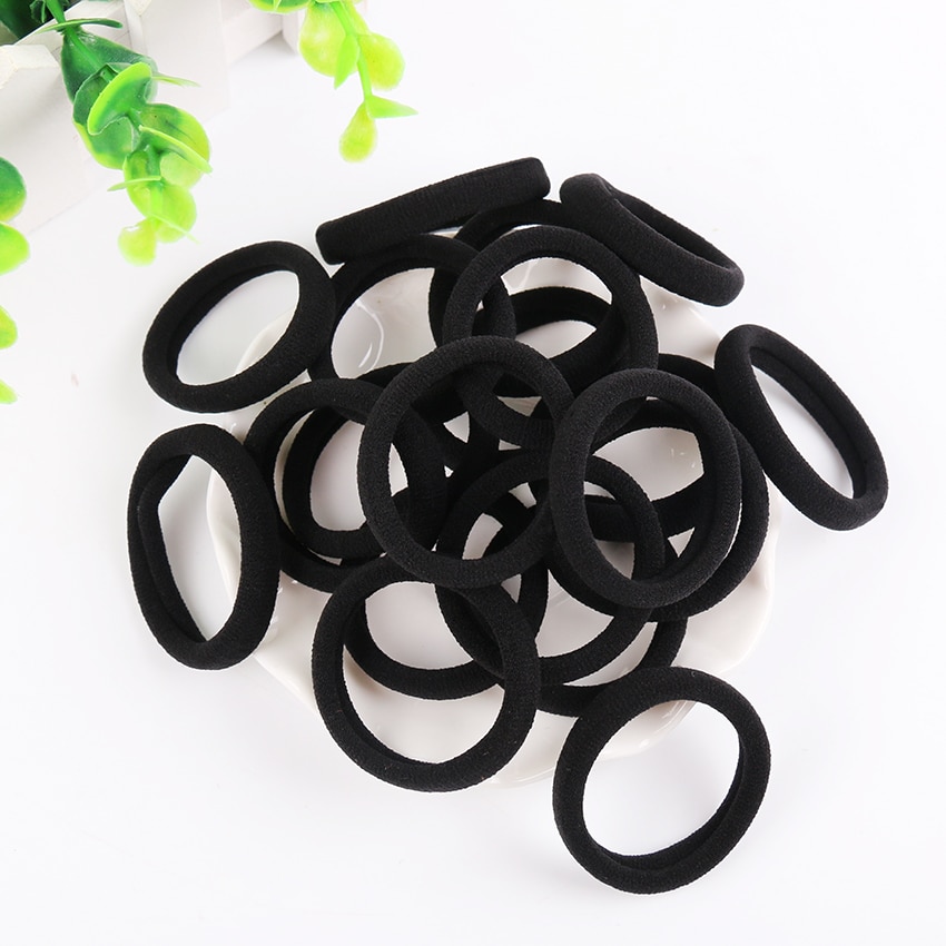 Bandas elásticas de tela para el pelo para mujer, gomas de goma para atar el pelo, para niña coletero, accesorios para la cabeza, 20 Uds.