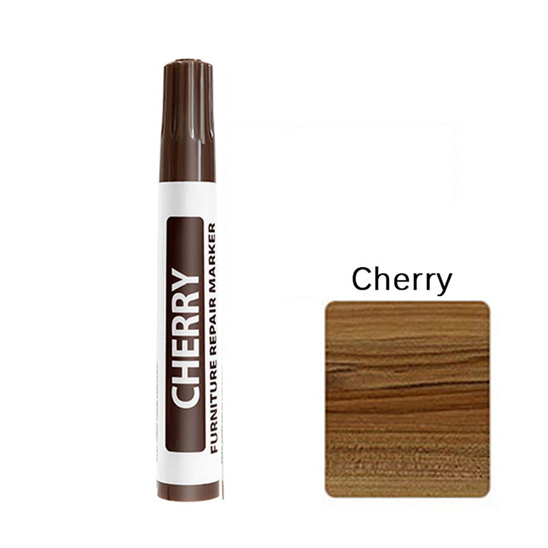 8 Colors Waterproof Furniture Touch Up Paint Tools Scratch Stain Paint Peeling Repair Marking Pen Large Capacity Marker Pen: Beige
