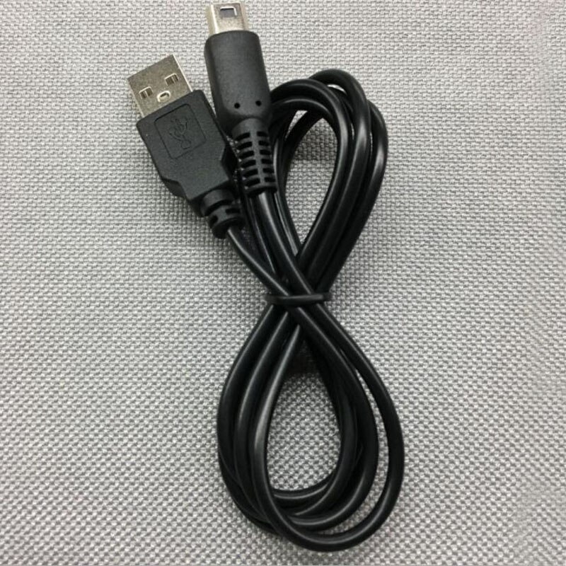 Câble d'alimentation USB noir de 1.2M, cordon de données pour manette de jeu Nintendo Wii U Pad, contrôleur Joypad