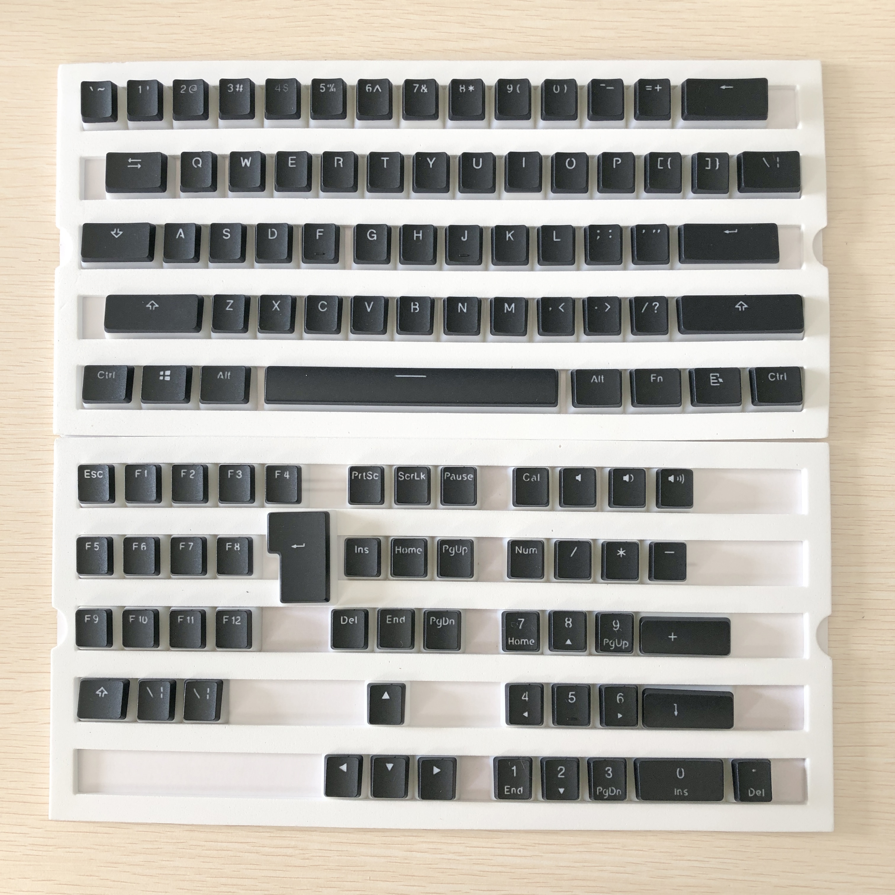 ZUOYA PBT Keycaps Double Shot Pudding Keycap Set with Key Puller for DIY Cherry MX Mechanical Keyboard