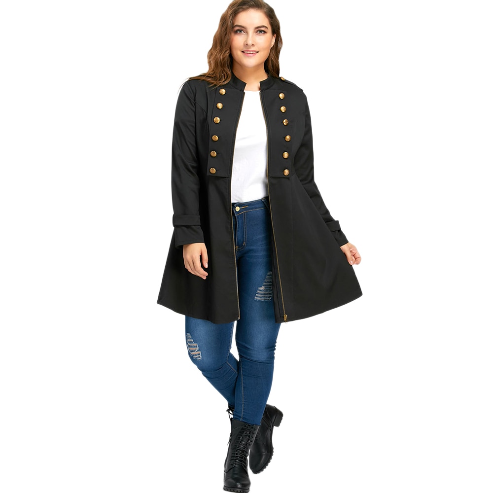 Wipalo Brand Plus Size Double Breasted Flare Lange Winter Vest Vrouwen Trenchcoat Oversize Grote Maat Jassen