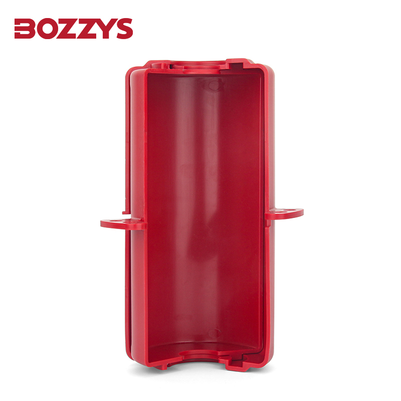 Large Rotary Electrical Plug Lockout Box Device for Block Access Power Switch During Maintenance