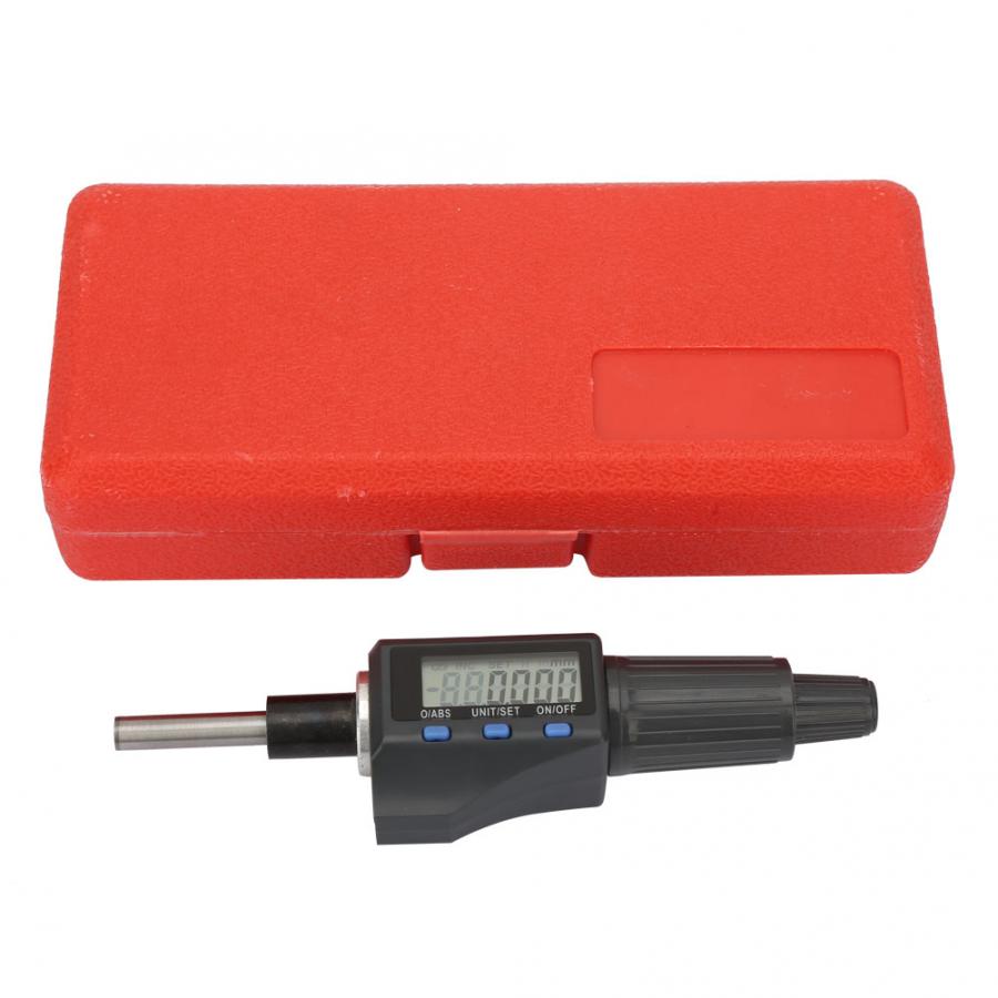 Cabezal de micrometro Digital de 0.001mm, cabezal de micrometro electrónico de 0-25mm