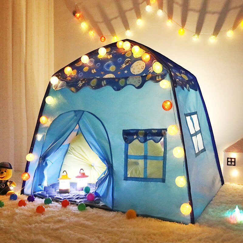 Dickere freundlicher Zelt Tipi für freundlicher Tragbare Mädchen Prinzessin Schloss Große Art drinnen Spielhaus Klapp Wigwam Tipi