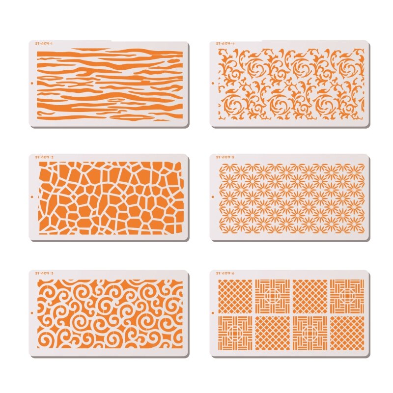 PET Fondant Printing Stencil Hollow Cake Edge Decoration Template Baking Gadgets M6CE: 1