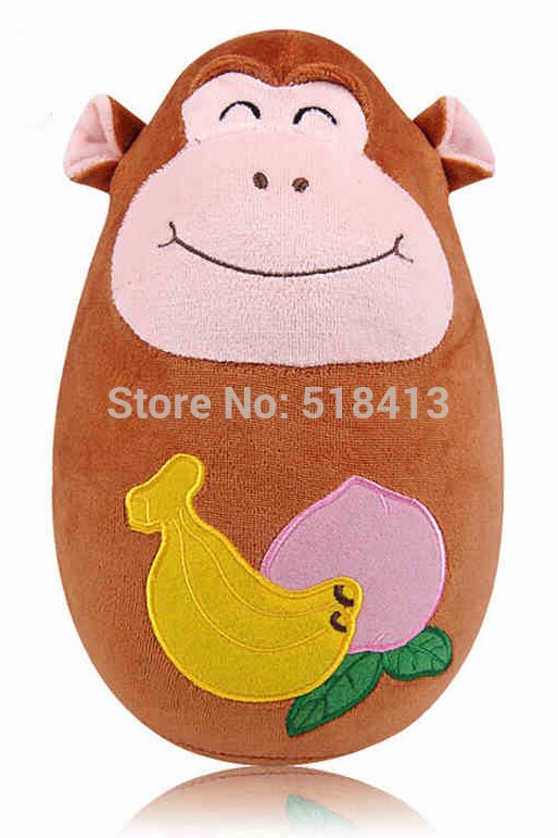 Giocattoli gonfiabili del bambino del bicchiere della scimmia verticale animale gonfiabile costruito Bell Unisex Puppets sport flanella modello 2021