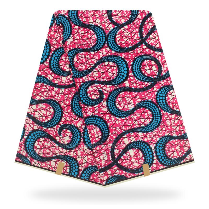 Veritable Wax Veritable Guaranteed Real Dutch Wax 6yard/lot 100% Cotton Veritable Wax African Fabric Print: Color15