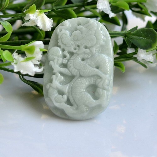 42x28mm Natural Burma Jade Charm Pendant ,Fine Pendant Jewelry For Women With Certificate Can