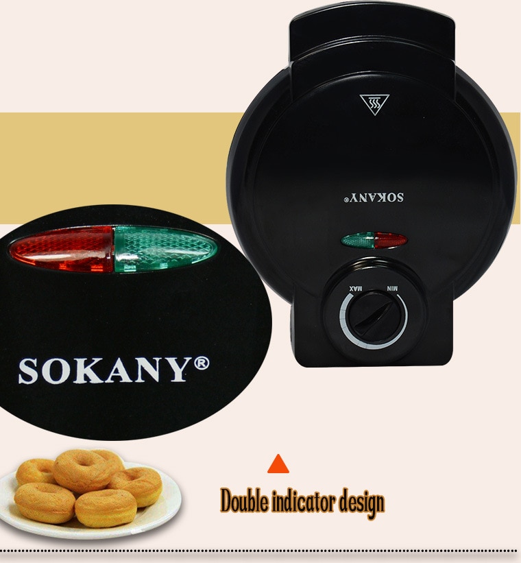 European multi-functional household mini cake machine donut electromechanical baking pan cross-border 110v 220v donut maker