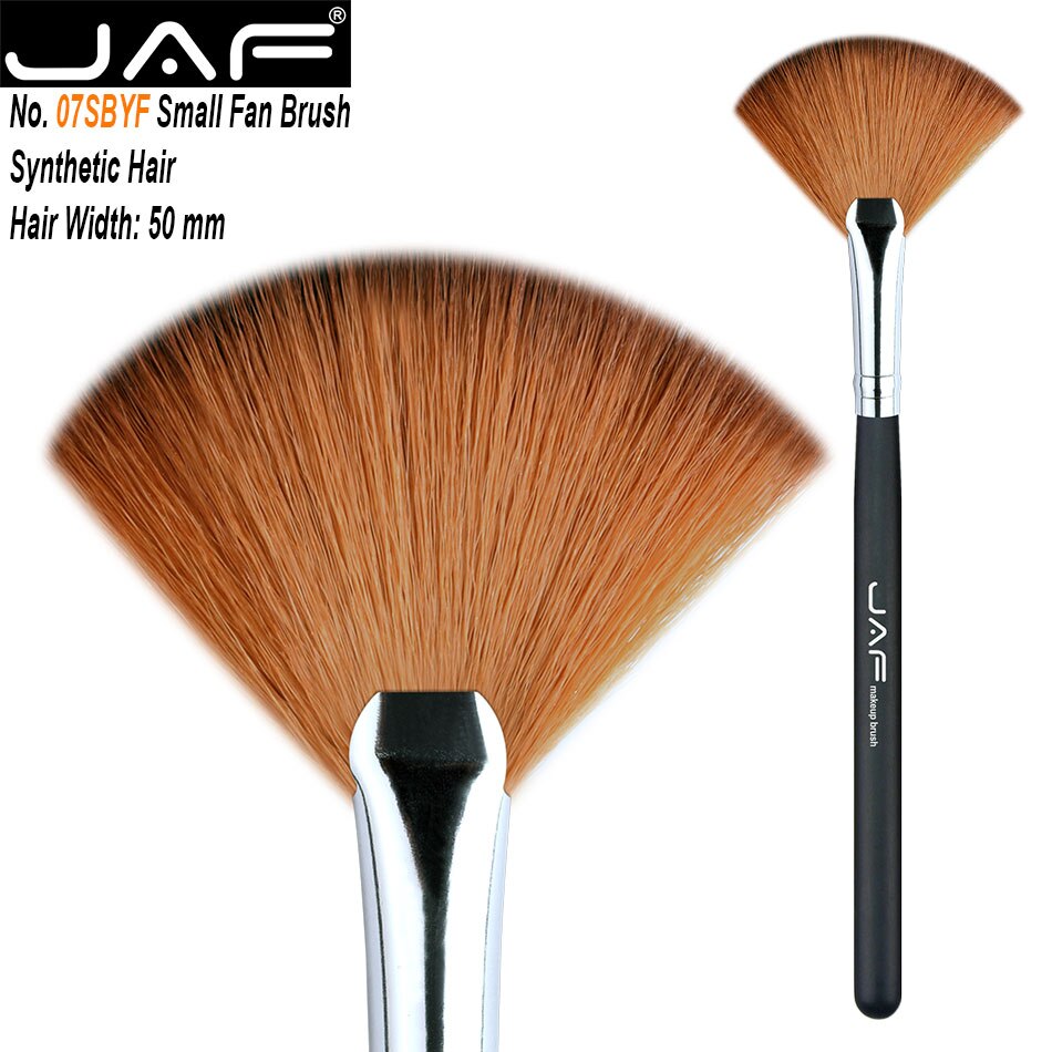 JAF Synthetic Large Fan Brush Pincel Maquiagem Agent Big Fan Brush Maquiagem Professionalfree 16SSYF: 07SBYF-B