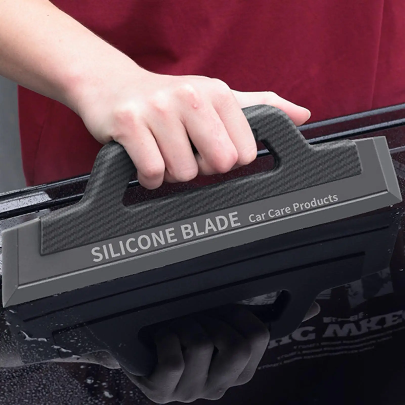 Auto Fenster Rakel Wasser Wischer Nicht-Scratch Weiche Silikon Handliche Rakel Auto Wrap Werkzeuge Auto Sauber Zubehör