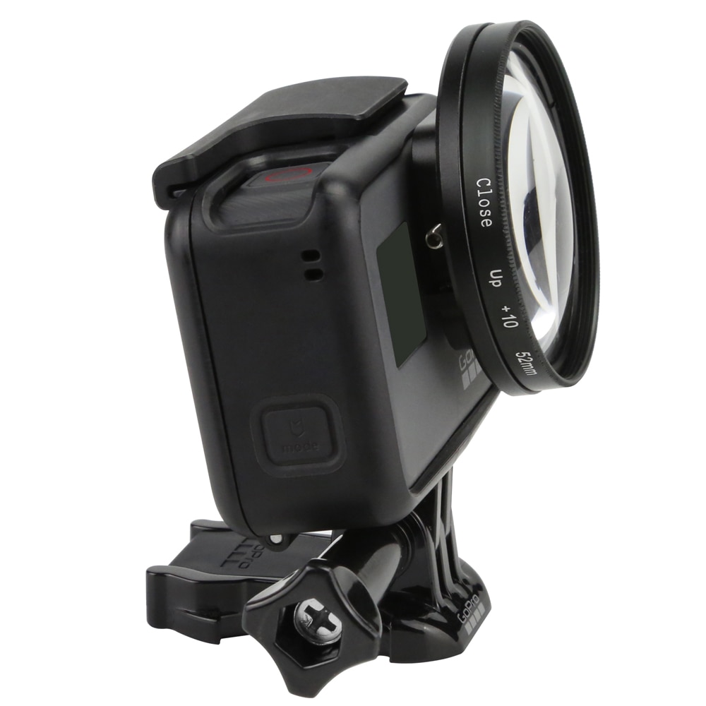 52 Mm Vergrootglas Accessoires 10 Keer 10X Macro Vergroting Close Up Lens Filter Voor Go Pro Gopro Hero 7 6 5 Zwart Actie Camera