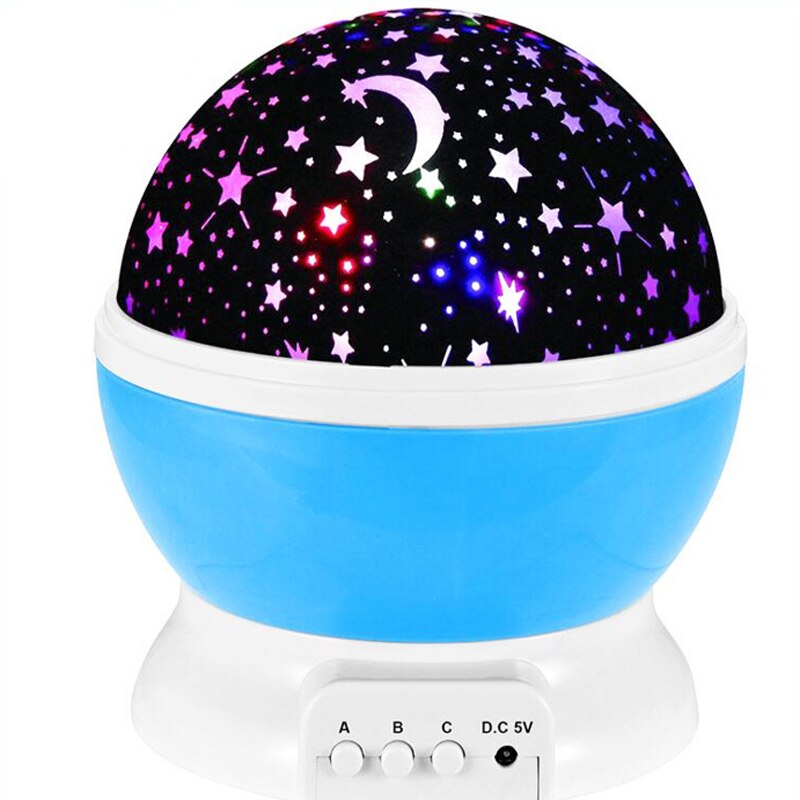 LED Night Light Projector Starry Sky Star Master Projection Lamp Children's Room Decorated Light For Children Toys: Blue