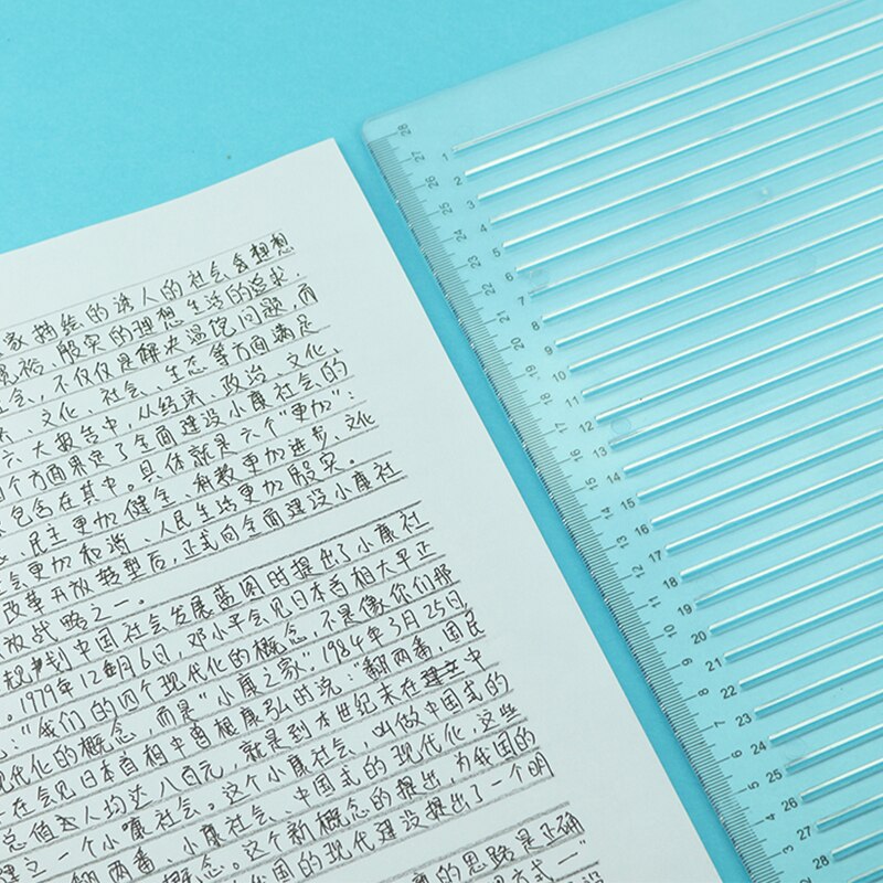 Auxiliary Tool Postgraduate Extrance Exam Straight Line Special Ruler Soft/Hard 8/9/10mm Transparent Ruler Square Ruler Supplies