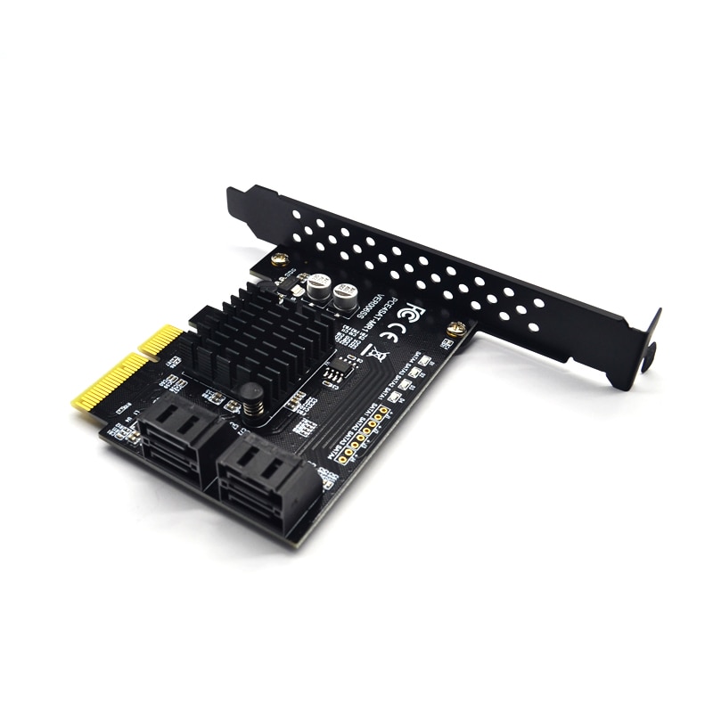 PCI Express Raid Card 4 Port SATA 3.0 Add On Card Marvell 88SE9230 ...