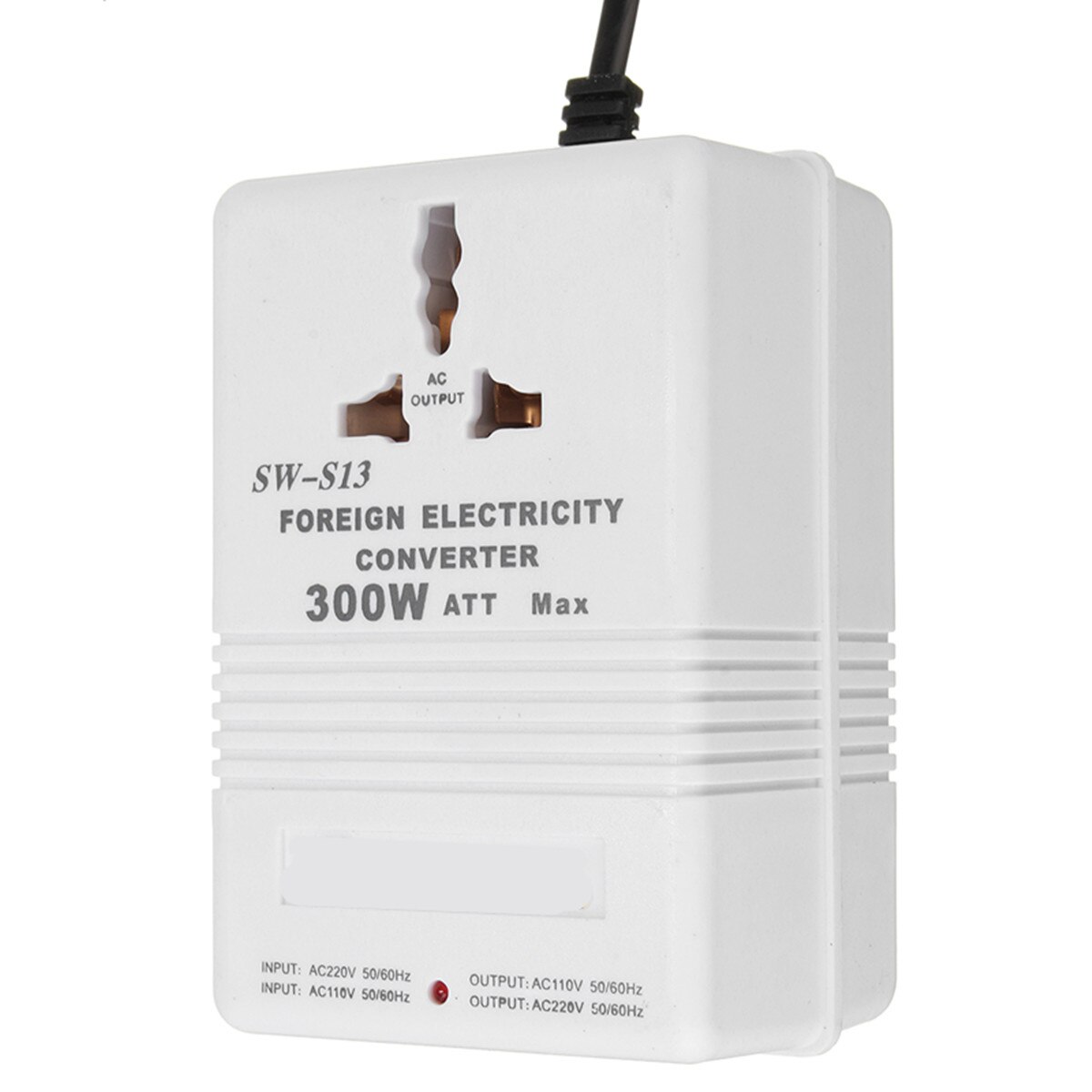 Ca 110/120V à 220/240V 300W abaisseur de tension convertisseur adaptateur transformateur
