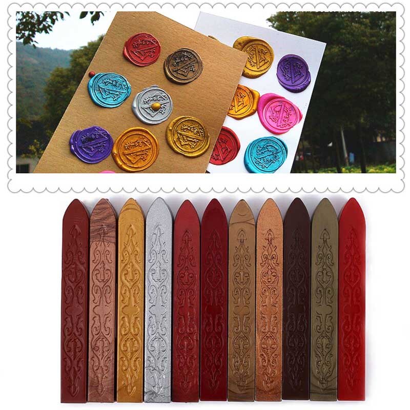 Retro Sealing Wax Stick For Letters Stamp Seal Melting Candle Envelope Invite