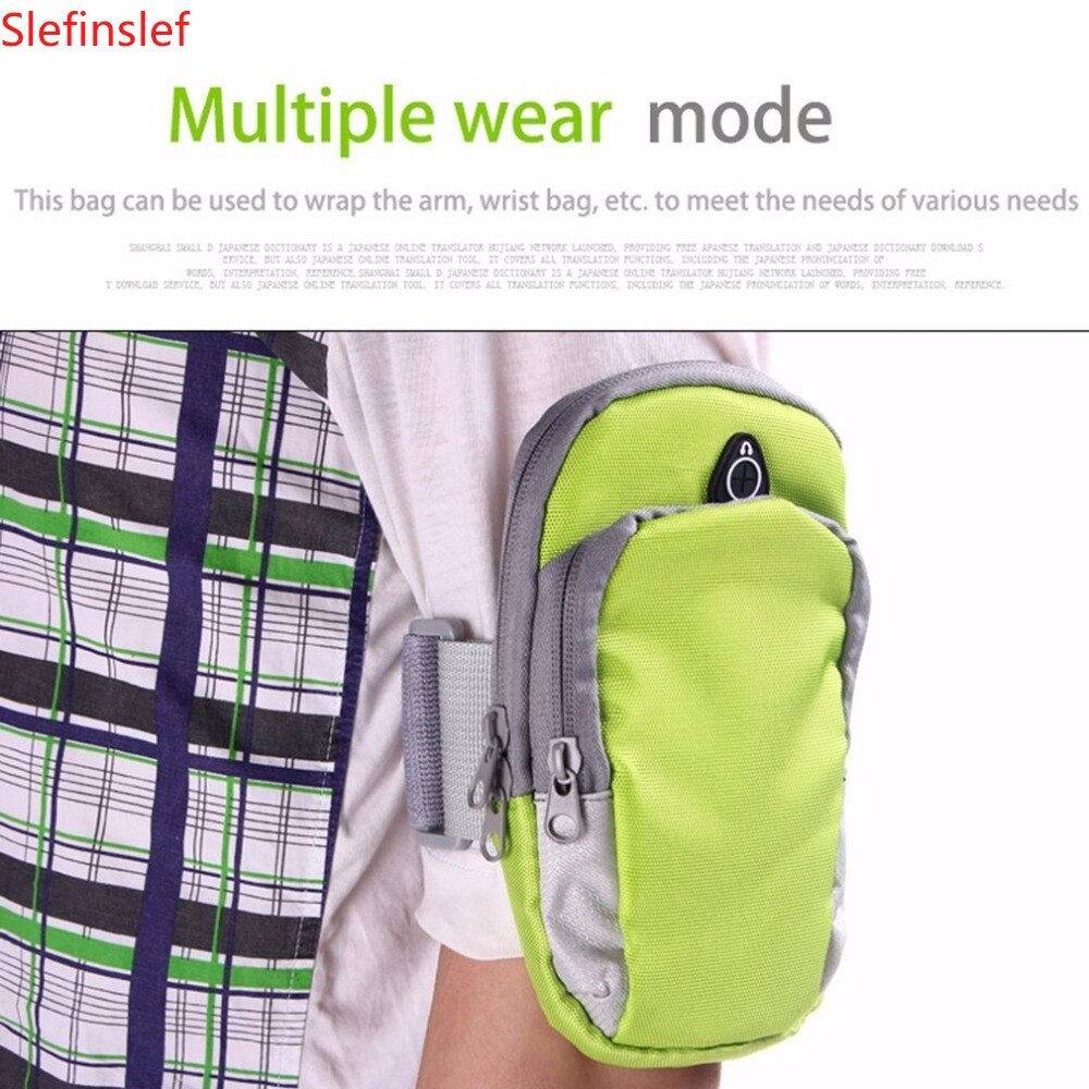 fascia da braccio per iPhone 7 7 Più 6.0 pollici Universale Cassa Del Telefono Del Sacchetto Capa Da Corsa Da jogging Impermeabile sport Cassa Del Telefono Accessori caso