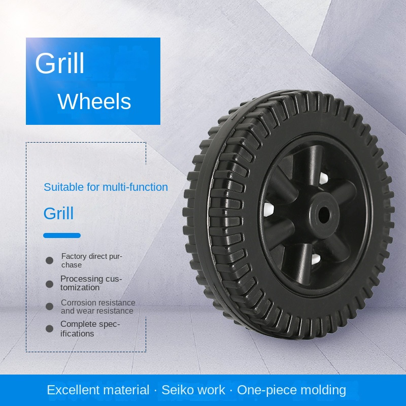 Barbecue Wheel Kitchen Accessories Grill Wheel Outdoor Camping Suitable for Multi Functional Barbecue Stove Kitchen Accessories