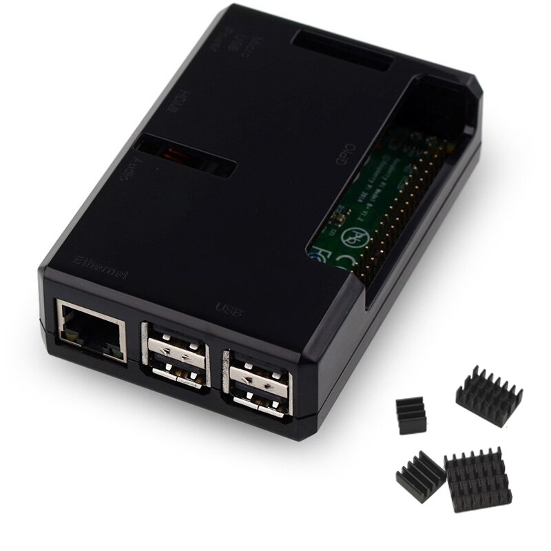 Raspberry Pi 2B 3B 3B + Case Abs Behuizing 4 Kleuren Met Koellichamen Abs Shell