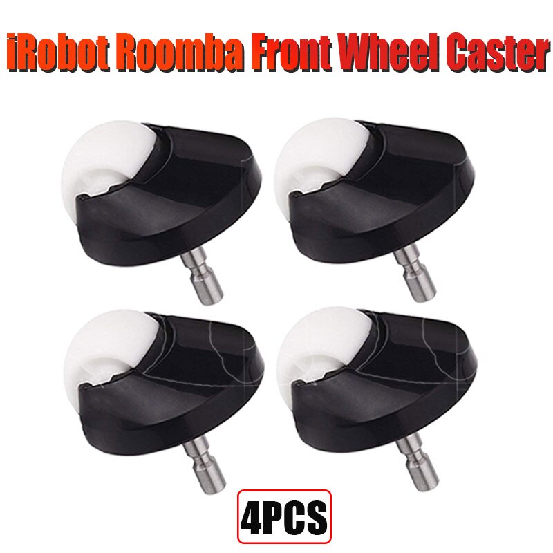 Erstatning roomba forhjulshjulsenhet for irobot roomba  i7 i7+  pluss  e5 e6 e7 500 600 700 800 900 roomba vakuum: 4 stk