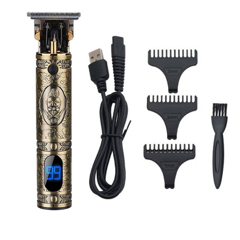 Hair Clipper Electric hair trimmer for men Cordless Shaver Trimmer 1mm Barber Hair Cutting Machine beard trimmer beard clipper: Type6 with BOX