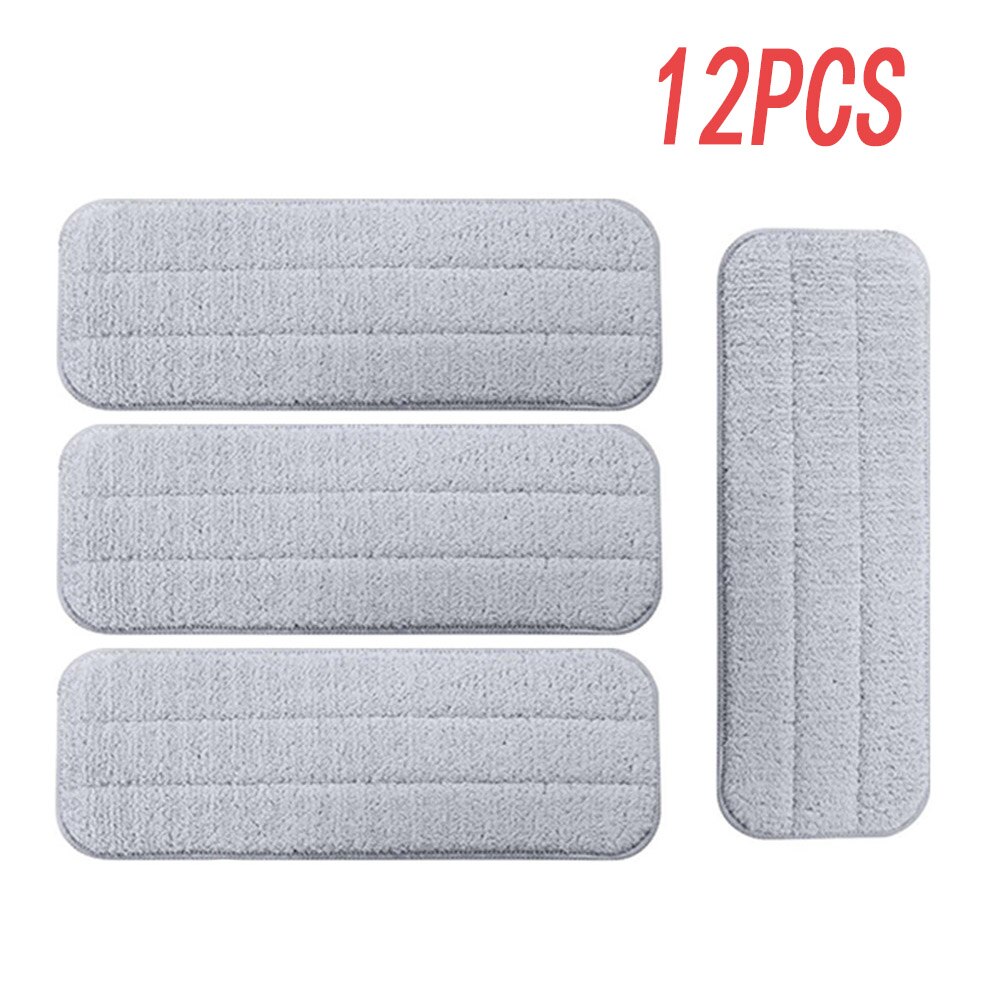 Voor Xiaomi Mijia Deerma Mop Mi Mijia Waternevel Mop 360 Roterende Schoonmaakdoekje Hoofd Houten Carbon Fiber Doek C2 TB500 TB800: 12PCS