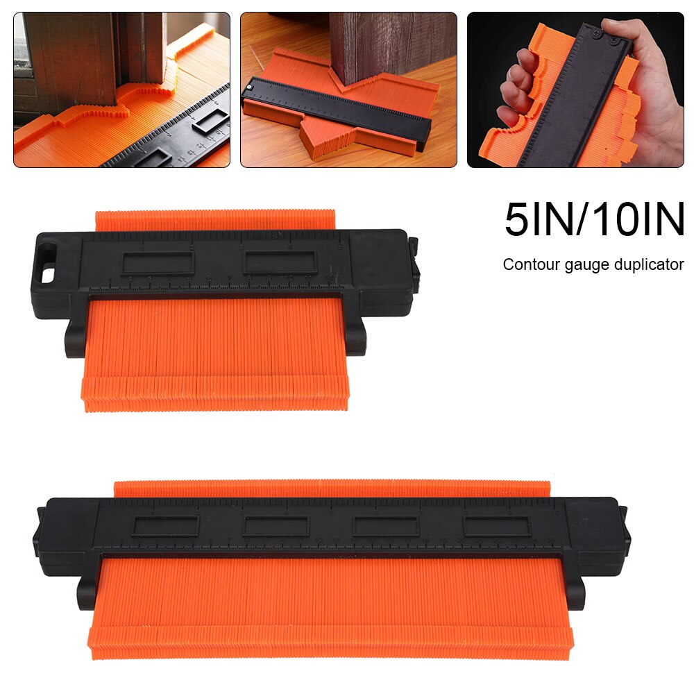 Lock Wider Contour Gauge Profile Tool Alloy Edge Shaping Wood Measure Ruler Laminate Tiles Meethulp Gauge Wood Marking Tool