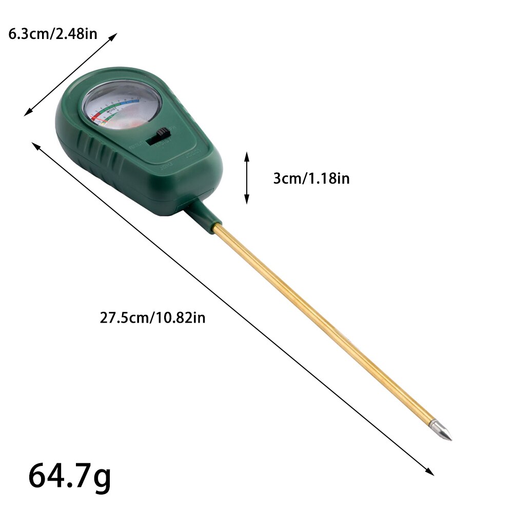 3 In 1 Bodem Ph Meter Zonlicht Ph Tester Tuin Bodemvocht Sensor Meter Plant Zuurgraad Vochtigheid Ph Monitor Detector tuin Gereedschap: A