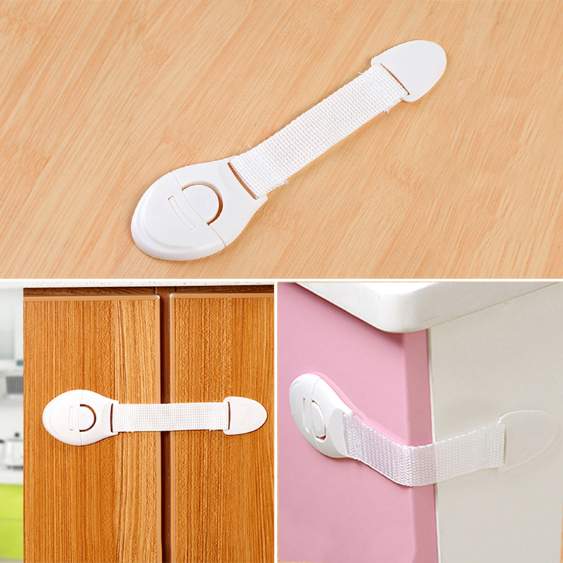 5Pcs/Lot Baby Security Locks Window Safety Locks Child Protection Baby Safety Lock Plastic Cabinet Door Drawer Refrigerator Lock