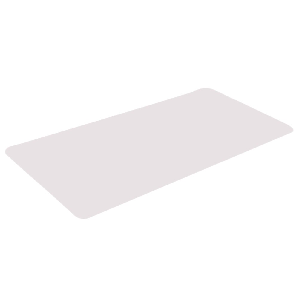 Solid Color Reversible Non-Slip Computer Gaming Mouse Pad Mousepad Desk Mat: White Silver / 40x80cm